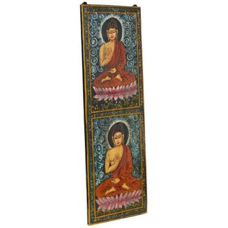 Wanderlust Deco Wanderlust Deco - Panel Decorativo De Madera Multicolor, 53x3x183h Cm