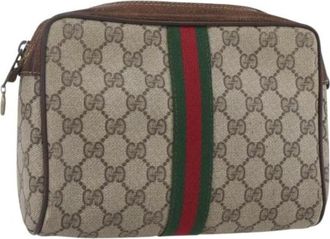 Gucci Pre-owned Clutches, female, Beige, Size: ONE SIZE Pre-owned Vintage Clutch