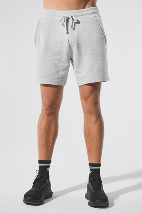 Alo | Chill Short in Athletic Heather Grey, Size: Medium