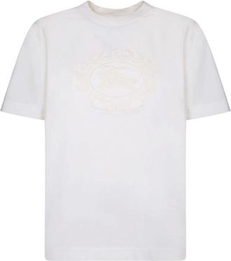 Burberry Mujer, Camisetas, Blanco, Talla: L
