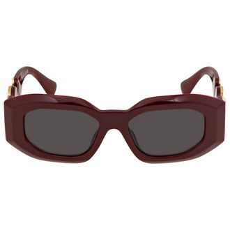 Versace Dark Gray Irregular Mens Sunglasses VE4425U 536587 53
