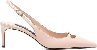 Dolce & Gabbana Leather Slingback Pumps