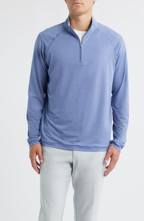 Johnnie-O Freeborne PREP-FORMANCE Quarter Zip Pullover in Verbena at Nordstrom, Size Xx-Large