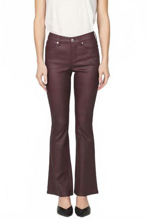 Dear John Denim Jaxtyn Bootcut Pants In Oxblood