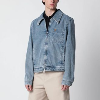 Ami Denim zip-up Ami De Coeur jacket