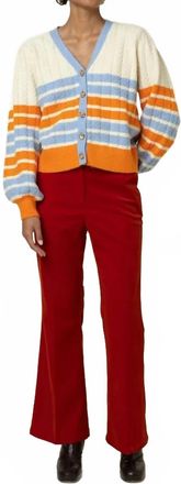 FRNCH Erika Flared Pants In Orange