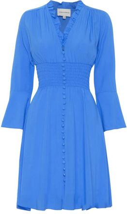 Americandreams Sally Short Dress - Dames - Korte kleedjes - Blauw - XL - Leer - Kleedjes