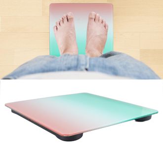 Infinite Balanza Inteligente Bluetooth Usb - Rosa Empolvado, Recargable Con Cristal Templado (180 Kg, Abs)