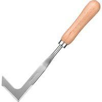 OEM Cuchillo Manual En Forma De L Para Desherbar Patios - 7,5 X 32 Cm - 1 Unidad - Crezuo