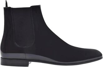 Gianvito Rossi Alain Boot - Heren - Chelseaboots - Zwart - 43 EU - Leer - Schoenen