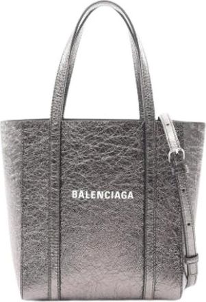 Balenciaga Pre-owned Tote Bags, female, Gray, Size: ONE SIZE Pre-owned Vintage Tote Bag