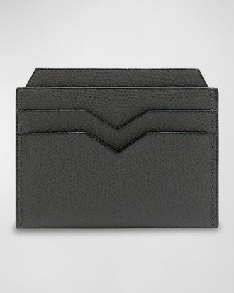 Valextra Calf Leather Card Holder