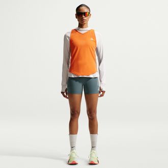 Nike Womens Nike ACG Dri-FIT High-Waisted 4 Trail Running Shorts in Grey | IO9643-382