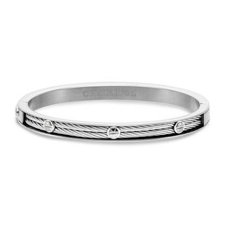 Charriol Forever Eternity Bangle in Stainless Steel at Nordstrom, Size 6.5
