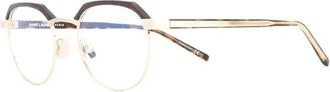 Saint Laurent Optisch Montuur - unisex - Brillen - Bruin - 50 MM - Accessoires