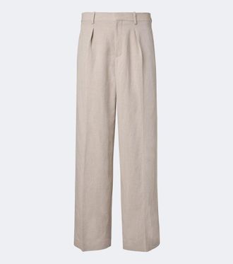 J.W.Anderson Linen-blend wide-leg pants