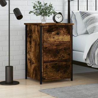 vidaXL Furniture Limited - Mesita De Noche Madera De Ingenier&iacute;a Roble