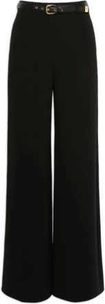 Max Mara Wijde broek - Dames - Broeken - Zwart - Maat: S Zijde