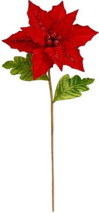 Mark Roberts Velvet Poinsettia Pick, Set of 12 in Red at Nordstrom