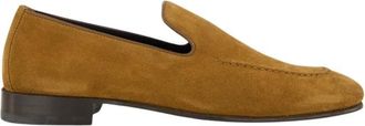 Manolo Blahnik Truro Apron Loafers - Heren - Loafers - Bruin - 45 EU - Leer - Schoenen