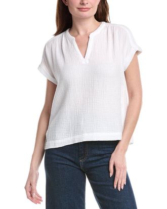 Splendid Saint Tropez Gauze Blouse