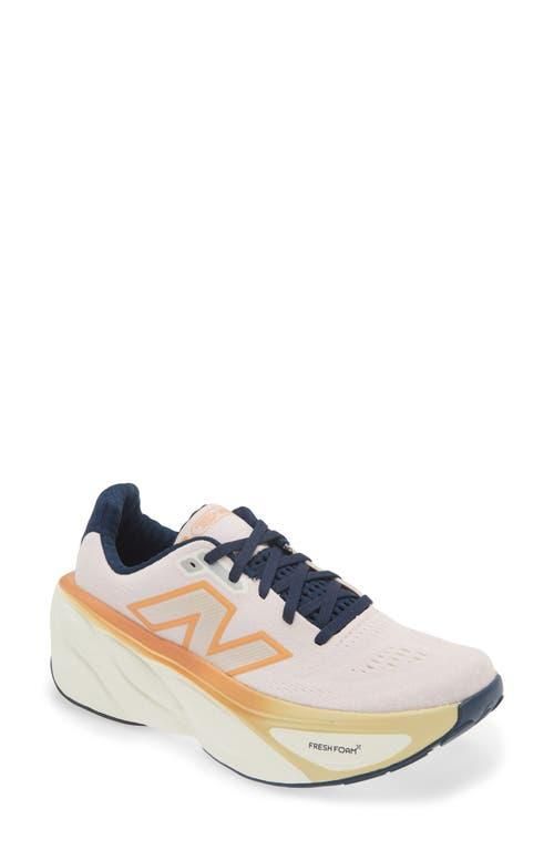 New Balance Fresh Foam X More v5 Running Shoe in Pink Granite
