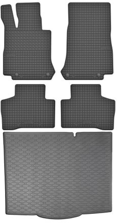 OEM Juego De Alfombrillas De Goma Para Coche Y Alfombrilla Para Maletero Para Ford Focus Iv Mk4 Hatchback (2018)
