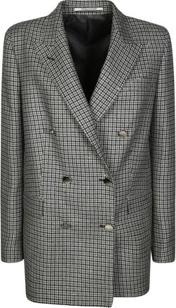 Tagliatore Doppiopetto Over Micro Gepunte Pailettes - Dames - Blazers - Grijs - XS - Jassen
