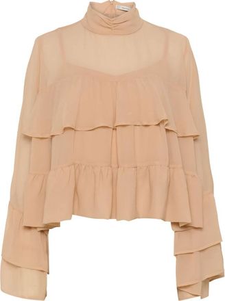 Gestuz GZchiffany Blouse - Dames - Blouses - Roze - M - Polyester - Overhemden