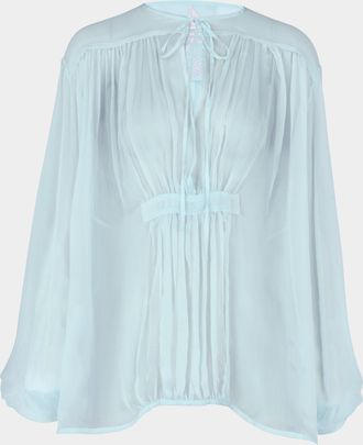 Les Vacances d'Irina The Hazy Nipple Silk Shirt One Size