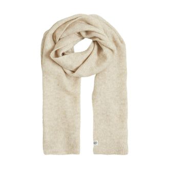 Moss Copenhagen Iconische Shawl MSCHHope Sjaal - Dames - Accessoires - Beige - Maat: ONE Size