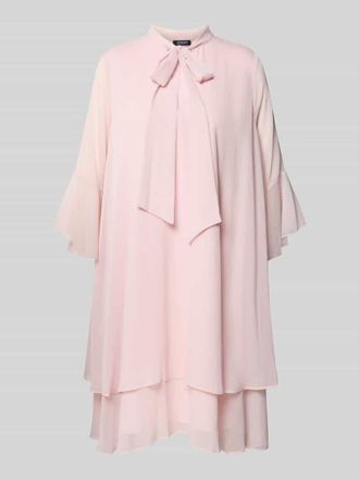 Joop Knielanges Kleid mit Schleifen-Detail Modell Denia in Hellrosa, Gr&ouml;&szlig;e 34