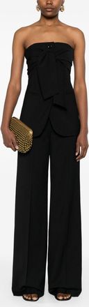 Max Mara Womens Black Virgin Wool Trousers - Size EU 34 (Womens)