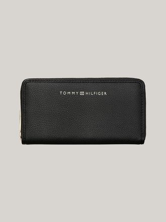 Tommy Hilfiger Womens Large Zip Wallet - Black
