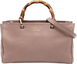Gucci Pre-owned Bamboo Shopper Satchel - - Pre-owned - Donna - Rosa - ONE SIZE