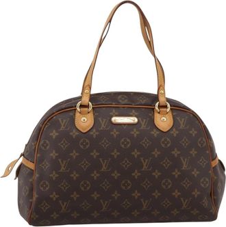 Louis Vuitton Montorgueil Monogram Canvas Brown Canvas Handbag (Pre-Owned)