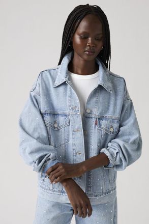 Levi's Trucker Jacket 90s - Mujer - L - Azul / Dazzle Me Trucker