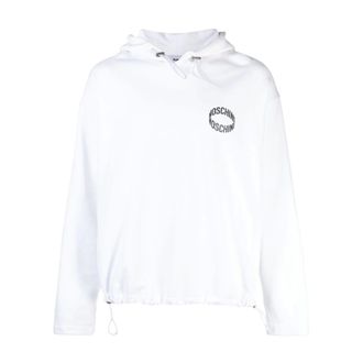 Moschino Hoodies, male, White, Size: XL Hoodies