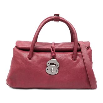 Zanellato Dotta Small Tote Bag - Dames - Handtassen - Rood - ONE Size - Katoen - Tassen