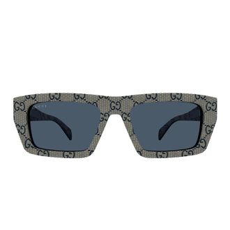 Gucci Gg 2020S Zonnebril - Heren - Zonnebrillen - Beige - 54 MM - Accessoires