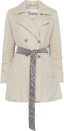 Herno Trench con cintura - Toni neutri
