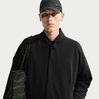 Nike Mens 24.7 ImpossiblySoft Plush Therma-FIT Jacket in Black | IQ8277-010