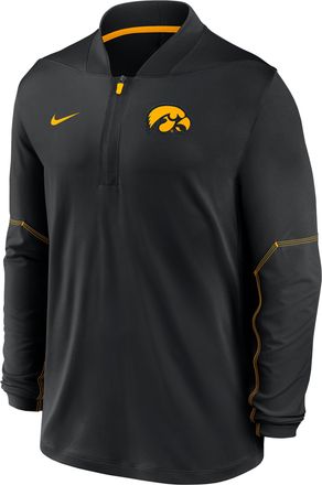 Nike Iowa Sideline Nike Mens Dri-FIT College 1/2-Zip Top in Black | 03BA057YIA-UCQ