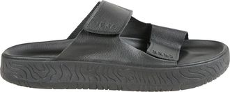 Veja Leather Sandals with Adjustable Straps - male - Veja - Sliders - Black - 11 UK - Shoes