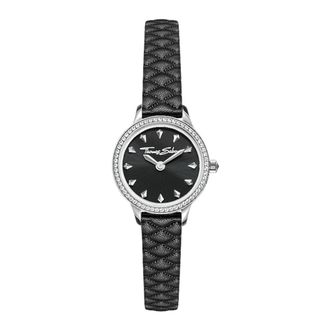 Thomas Sabo Rebel at Heart Miniature Women Horloge - Dames - Horloges - Zwart - ONE Size - Nylon - Accessoires