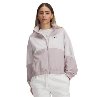 Under Armour Dames Under Armour Rival Woven Jacket in Grijs