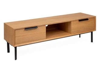 Woodek Mueble de tv en roble macizo natural