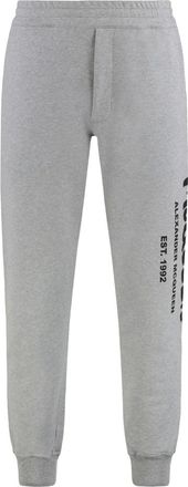 Alexander McQueen Heren, Broeken, Grijs, Maat: XS Katoen
