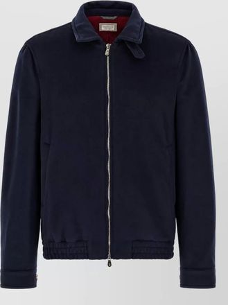 Brunello Cucinelli wool bomber jacket