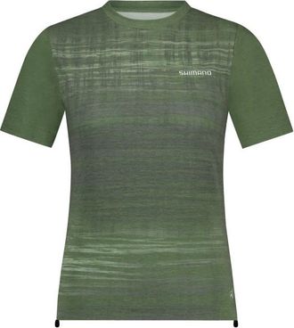 SHIMANO Spazio Short Sleeves Jersey Printed Velotrikot f&uuml;r Damen | oliv